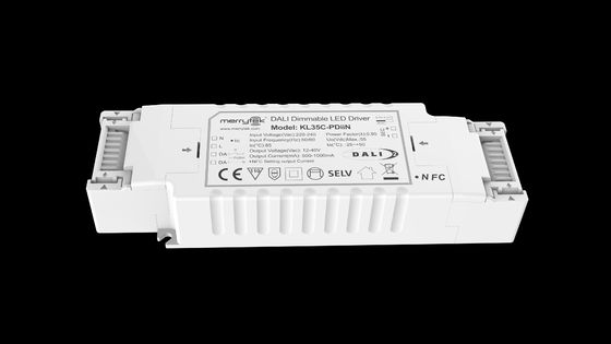 35W DALI2 & PUSH Dimming Constant Current LED Driver 500-1050mA With NFC Programmable
