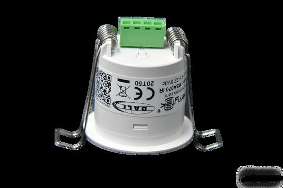 35mm cut-out Mini-motion detector with operating voltage 12-24Vdc and dry contact mode