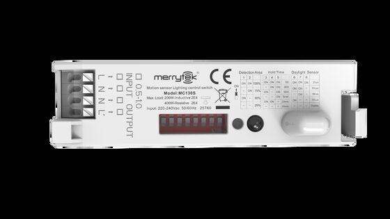 Ceiling Light Long Strip Microwave AC ON/OFF Motion Sensor, Compatible Working With Tri-proof Light