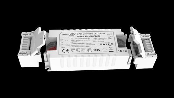 35W DALI2 & PUSH Dimming Constant Current LED Driver 500-1050mA With NFC Programmable